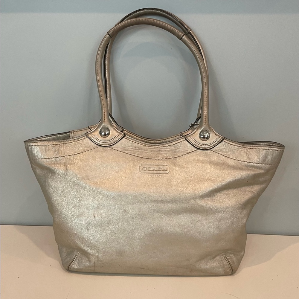 Coach gold bag